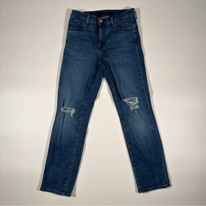 J Brand Women's Adele Classic Blue Denim Jeans Mid Rise Straight Size 26‎